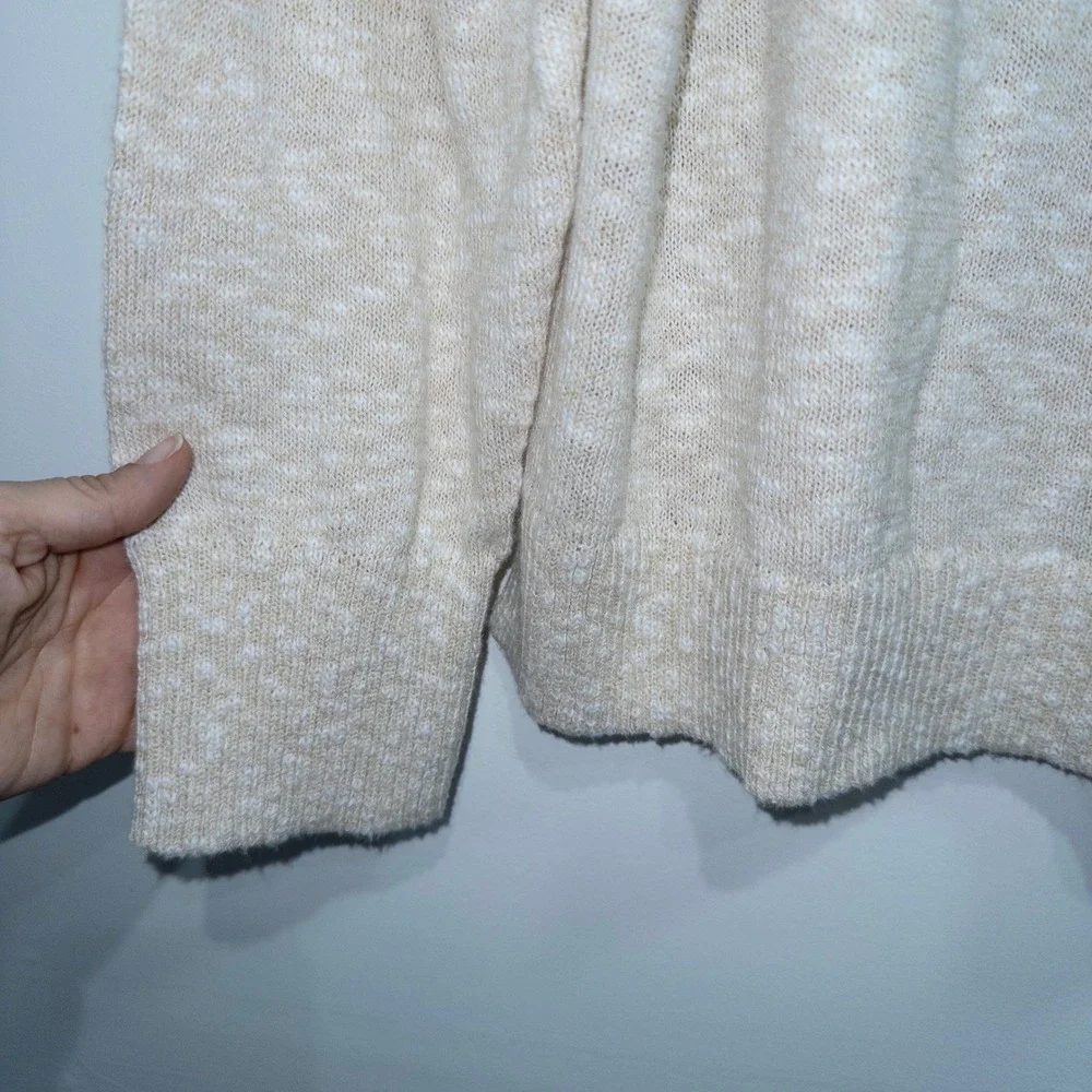 J. Crew Light Khaki Beige‎ Crewneck Beach Sweater Size XXL NWT